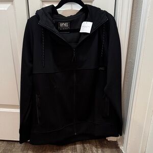 American Eagle Outfitters Men’s Size XL Black Lightweight Hooded Jacket- NWT